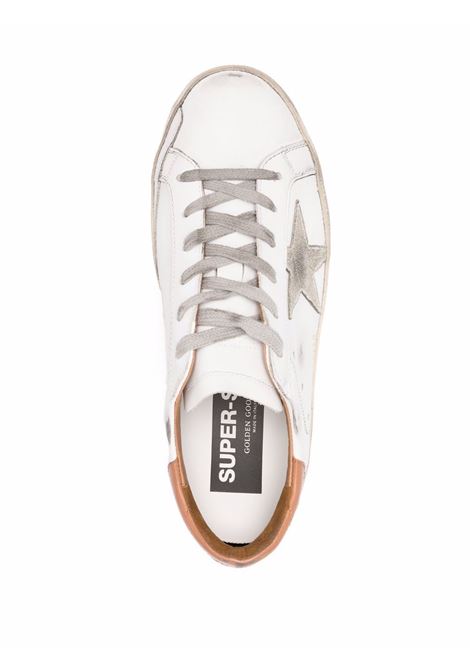 Sneakers super-star in bianco e beige - GOLDEN GOOSE  donna GOLDEN GOOSE | GWF00102F00218210803